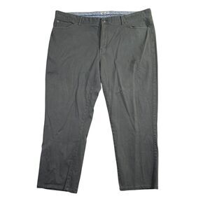 Peter Millar Pants Mens 42x25 Gray Short Ultimate Sateen Straight Leg Mid Rise‎